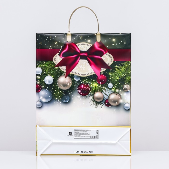 Новый год. Пакет Новый год. Пакет "Украшение", мягкий пластик, 41х32 см.