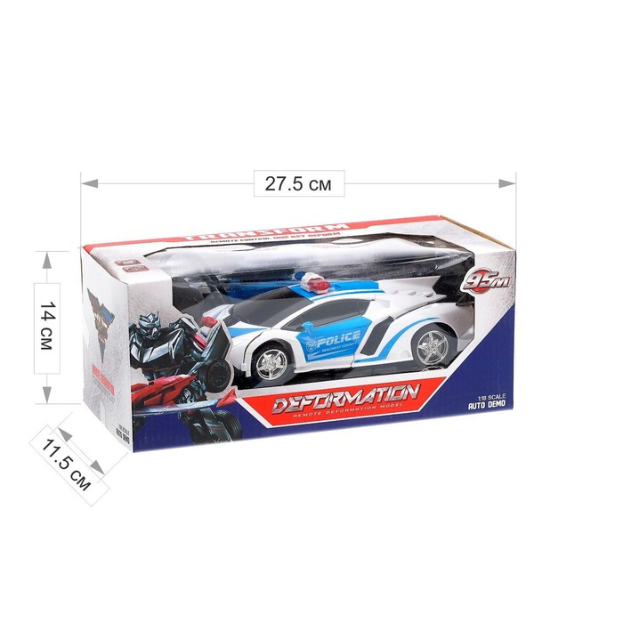 Робот радиоуправляемый «Полицейский», световые эффекты, трансформируется с пульта Робот радиоуправляемый «Полицейский», световые эффекты, трансформируется с пульта