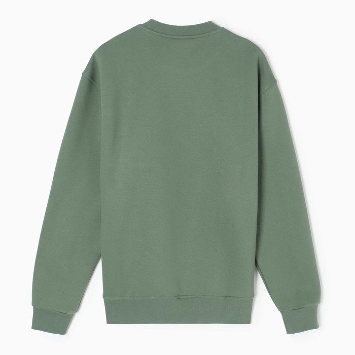 Свитшот мужской НАЧЁС, цвет зелёный, размер 52 (XXL)