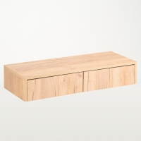 Тумба подвесная с ящиками Дамаск, 800х300х150, Дуб крафт золотой