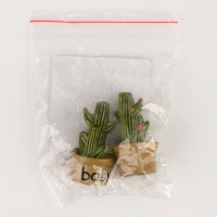 Миниатюра кукольная «Кактус в горшке», набор 2 шт., размер 1 шт. — 1,7 × 2,5 × 1,7 см Миниатюра кукольная «Кактус в горшке», набор 2 шт., размер 1 шт. — 1,7 × 2,5 × 1,7 см