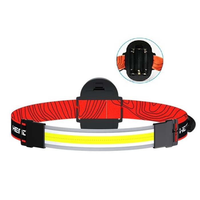 Фонарь налобный, 280 лм, COB, 3 режима, 3 ААА Фонарь налобный, 280 лм, COB, 3 режима, 3 ААА