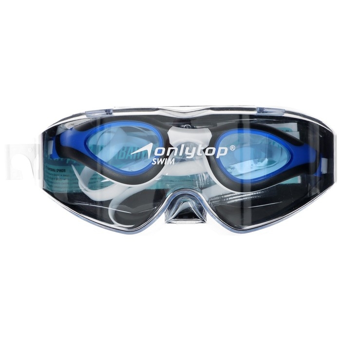 Очки для плавания ONLYTOP, беруши, набор носовых перемычек Очки для плавания ONLYTOP, беруши, набор носовых перемычек