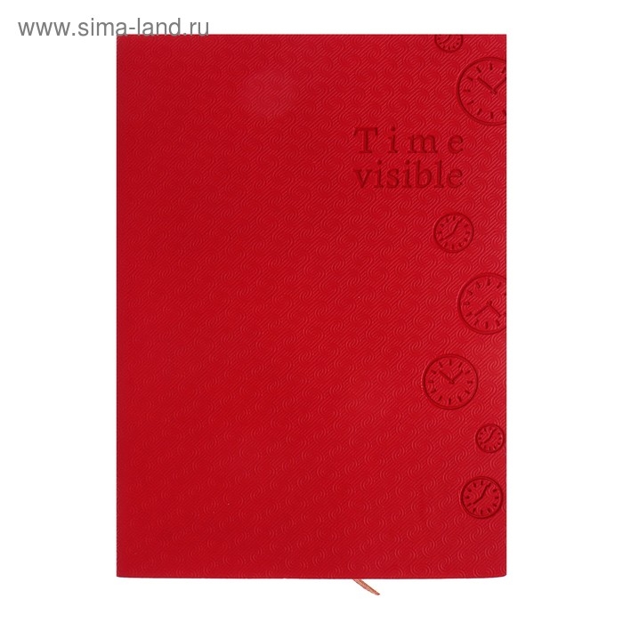 Ежедневник недатированный А6, 100 листов в линейку, обложка пвх, МИКС Ежедневник недатированный А6, 100 листов в линейку, обложка пвх, МИКС