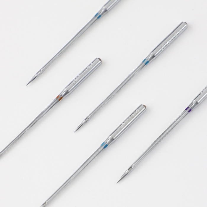 Иглы для бытовых швейных машин, универсальные, №80-100, 5 шт Иглы для бытовых швейных машин, универсальные, №80-100, 5 шт