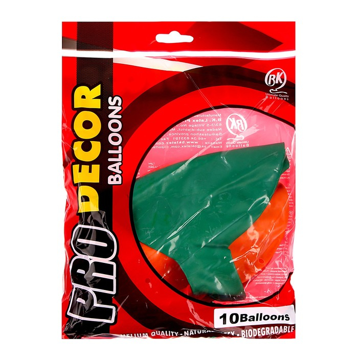 Шар латексный 24 Шар латексный 24", пастель, набор 10 шт., МИКС