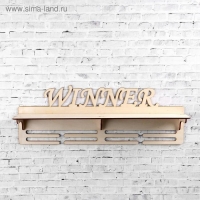 Медальница с полкой "Winner", 45х16,5см Медальница с полкой "Winner", 45х16,5см