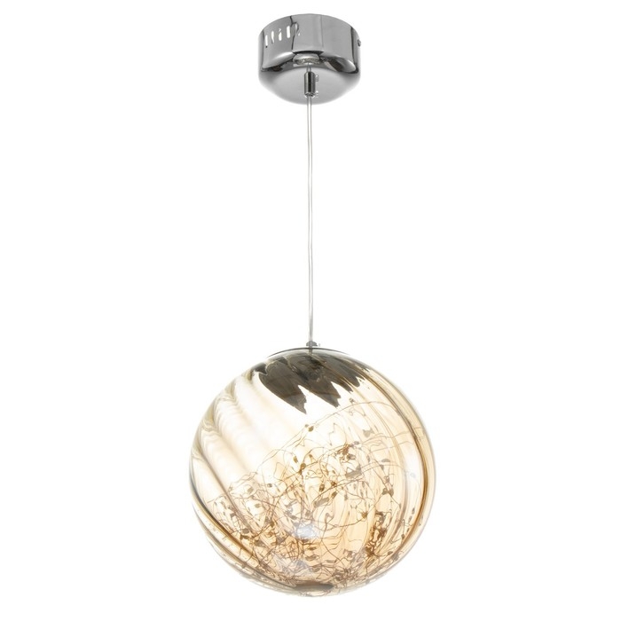 Светильник BayerLux Светильник BayerLux "Шар" LED 15Вт 6000К янтарное стекло 25х25х125см