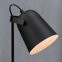 Лампа настольная "Ривьера" 1xE27 40Вт черный 15х20х36 см RISALUX Лампа настольная "Ривьера" 1xE27 40Вт черный 15х20х36 см RISALUX