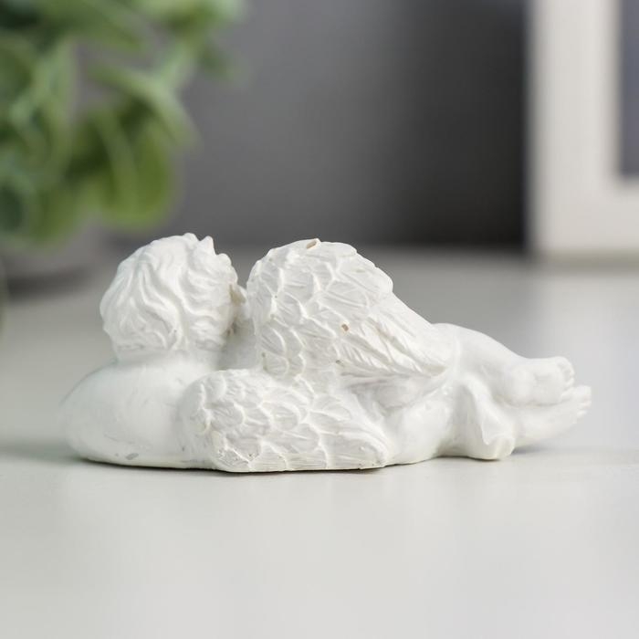 Сувенир полистоун Сувенир полистоун "Ангелочек спящий с сердечком" МИКС 2,5х6,5х3 см