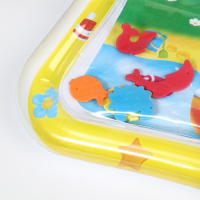 Акваковрик надувной развивающий водный коврик &laquo;Весёлые малыши&raquo;, 65x50 см, Крошка Я