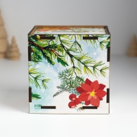 Копилка куб "Змея. Приятных сюрпризов" 10х10х10 см