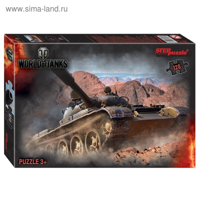 Пазл World of Tanks, 120 элементов, МИКС