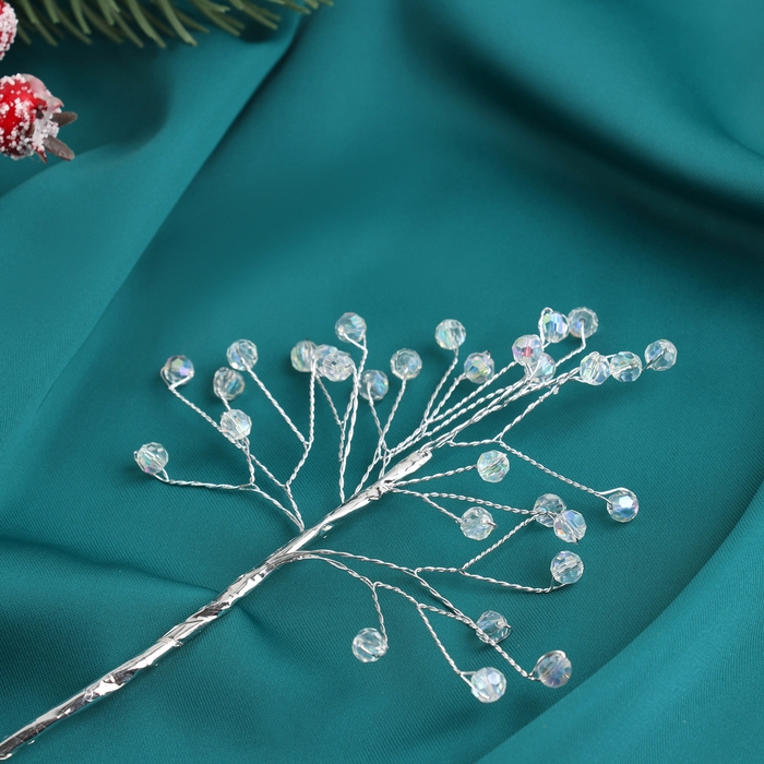 Декор Декор "Хрустальная сказка" 18 см, прозрачный шарик