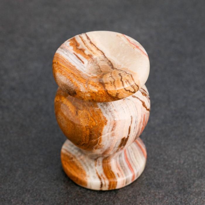 Набор Церковных подсвечников, 6 шт, 3×4.5 см, оникс Набор Церковных подсвечников, 6 шт, 3×4.5 см, оникс