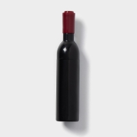 Штопор для вина Доляна «Бутылка», 12×2,5 см, цвет чёрный Штопор для вина Доляна «Бутылка», 12×2,5 см, цвет чёрный