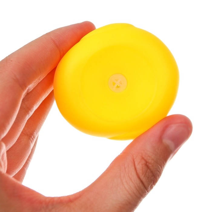 Набор резиновых игрушек для ванны &laquo;Мыльница: Уточки&raquo;, 13,5 см, с пищалкой, 4 шт., Крошка Я