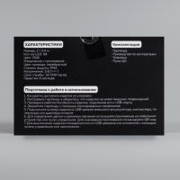 Умная гирлянда «Бахрома» 2 × 0.4 м роса, IP20, серебристая нить, 99 LED, пульт ДУ, приложение, свечение RGB, USB Умная гирлянда «Бахрома» 2 × 0.4 м роса, IP20, серебристая нить, 99 LED, пульт ДУ, приложение, свечение RGB, USB