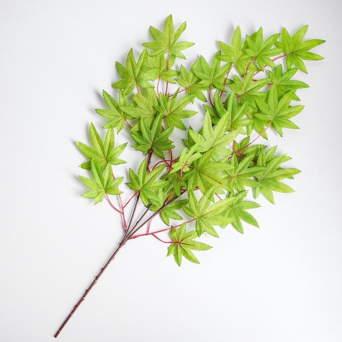 Декор &laquo;Листья на ветке&raquo; цвет зелёный