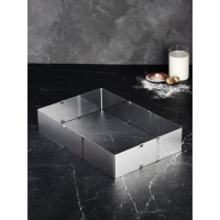 Форма раздвижная для выпечки &laquo;Прямоугольная&raquo;, h-8,5 см, 18х32 - 26х50 см