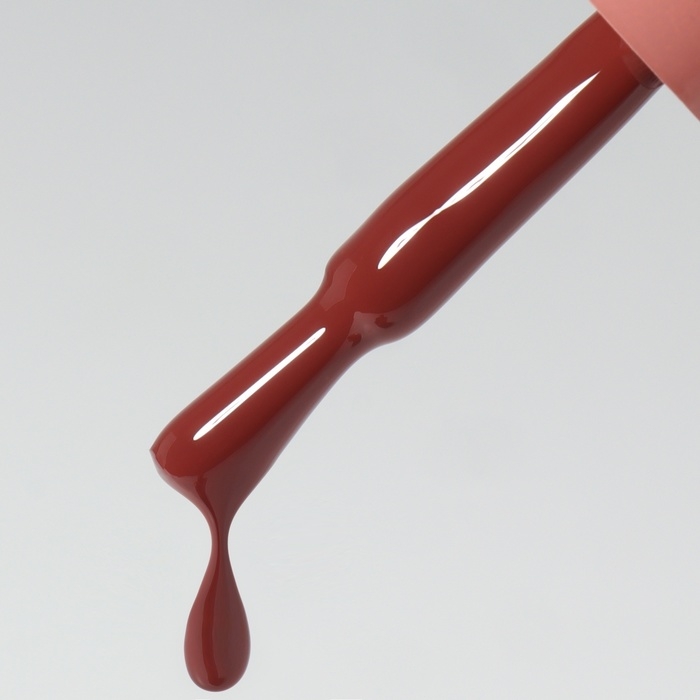 Гель лак для ногтей &laquo;SIMPLE&raquo;, 3-х фазный, 10 мл, LED/UV, цвет коричневый (123)