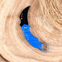 Нож-керамбит складной "Индиго" 12,5см, клинок 49мм/1,5мм Нож-керамбит складной "Индиго" 12,5см, клинок 49мм/1,5мм