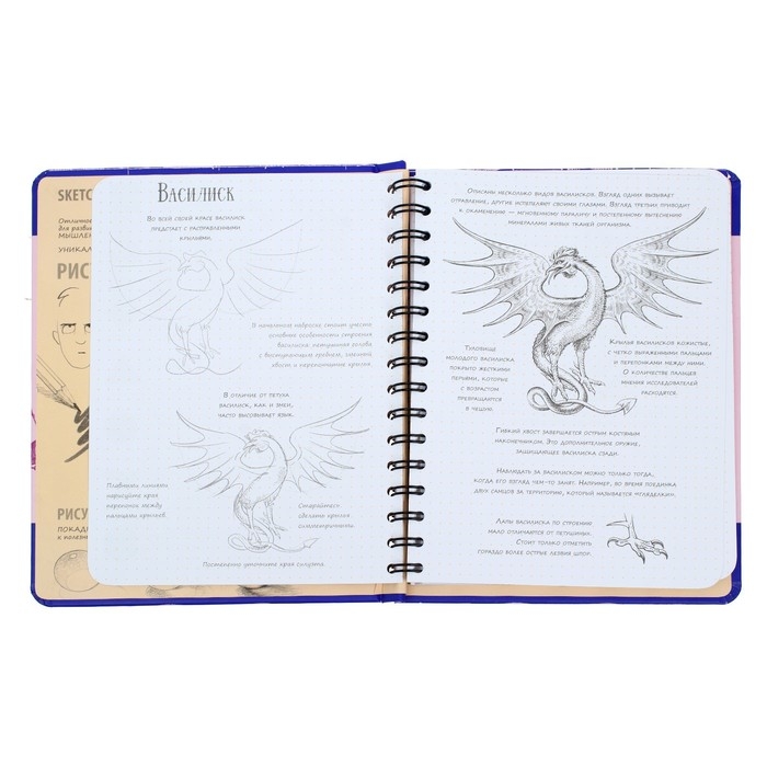 Скетчбук Эксмо ДРСКндск. Sketchbook. Фантастические существа