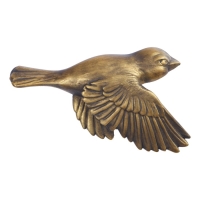 Декорация настенная, гипсовое панно "Птицы" 5 шт, бронза Декорация настенная, гипсовое панно "Птицы" 5 шт, бронза