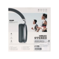 Наушники беспроводные RX-8, полноразмерные, микрофон, BT 5.3, AUX, 400 мАч, чёрные Наушники беспроводные RX-8, полноразмерные, микрофон, BT 5.3, AUX, 400 мАч, чёрные