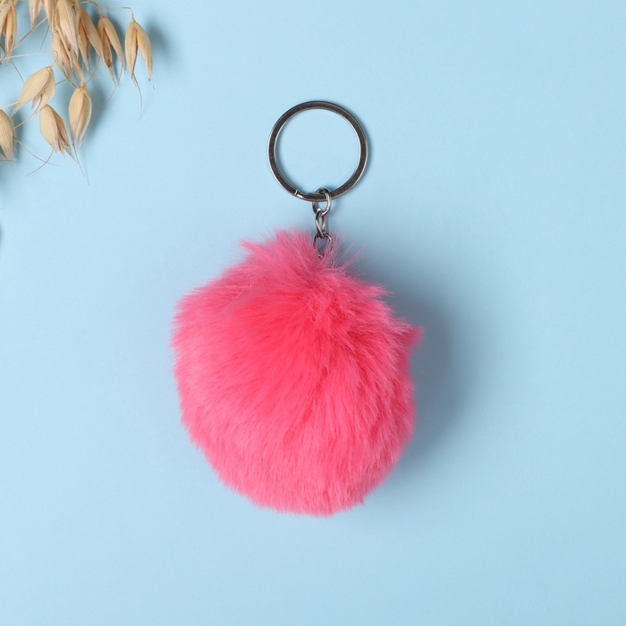 Пушистик на кольце Пушистик на кольце "Фламинго. Прекрасное рядом!" d=8 см 14х14,7 см