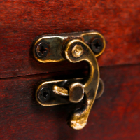 Шкатулка дерево сундучок (набор 2 шт) "Викторианские" 17,5х11,5х11,5 см; 21х15,5х15 см