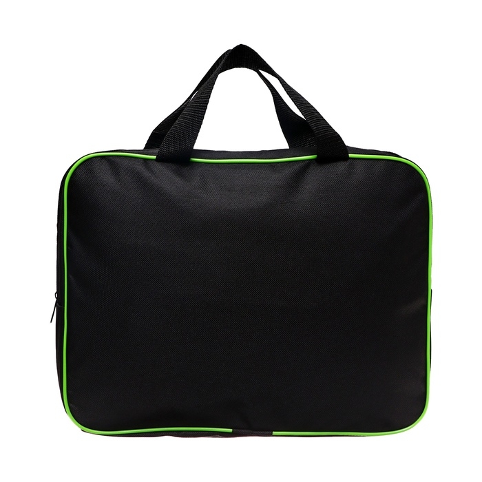 Папка для труда А4 на молнии текстиль 70мм 350 х 270 , зеленый &laquo;1 сентября&raquo;