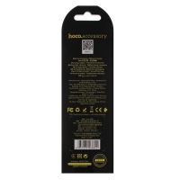 Кабель Hoco X20, microUSB - USB, 2,4 А, 1 м, PVC оплетка, черный Кабель Hoco X20, microUSB - USB, 2,4 А, 1 м, PVC оплетка, черный