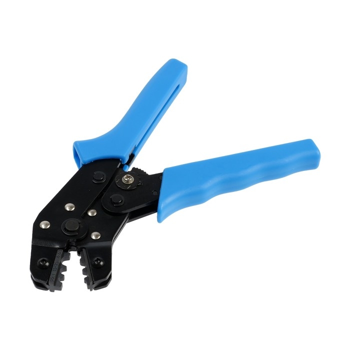 Пресс-клещи ТУНДРА, для обжима неизолированных медных наконечников и гильз, 0.5 - 6.0 мм2 Пресс-клещи ТУНДРА, для обжима неизолированных медных наконечников и гильз, 0.5 - 6.0 мм2