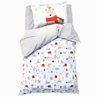 Постельное бельё &laquo;Этель&raquo; 1,5 Лесные заботы 143х215 см, 150х214 см, 50х70 см -1 шт, 100% хл, бязь