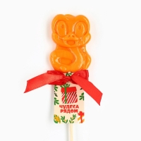 Леденец в форме змеи, со вкусом апельсин &laquo;Чудеса рядом&raquo;, 24 г