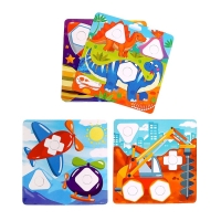 Конструктор «Болты и гайки», 10 карточек, транспорт Конструктор «Болты и гайки», 10 карточек, транспорт