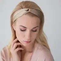 Повязка для волос Essential, бежевая Повязка для волос Essential, бежевая