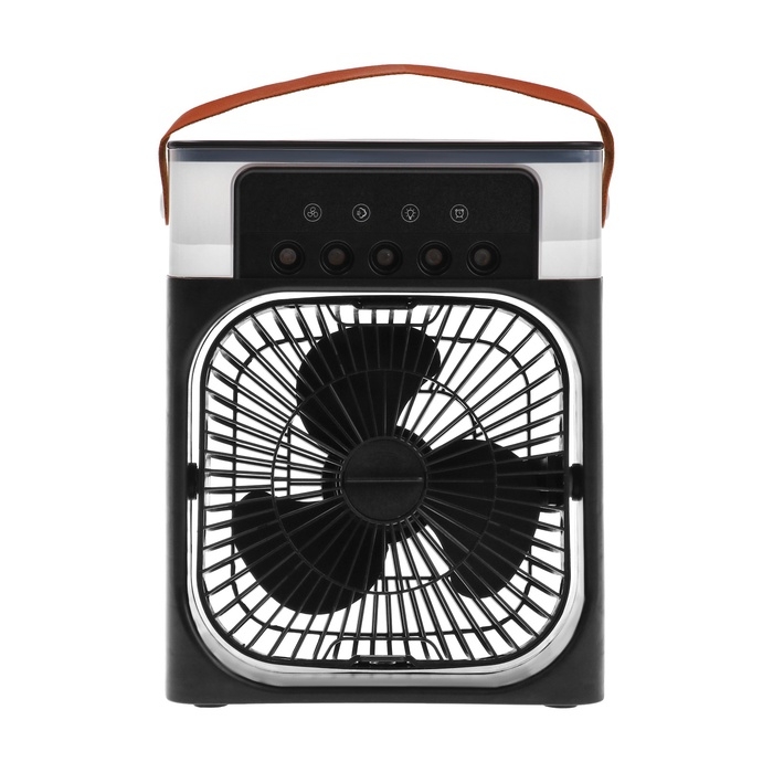 Портативный вентилятор LOF-06, с функцией увлажнителя, 3 скорости, питание USB, чёрный Портативный вентилятор LOF-06, с функцией увлажнителя, 3 скорости, питание USB, чёрный