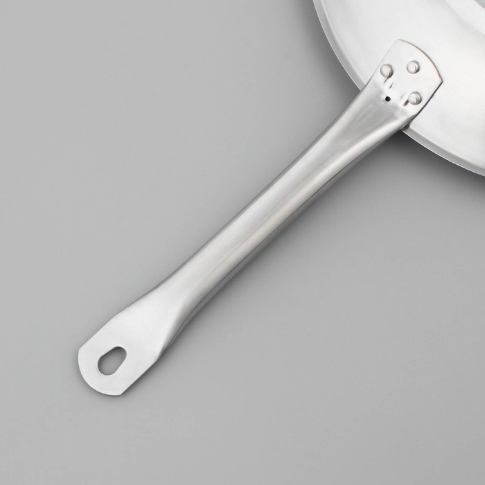 Сковорода из нержавеющей стали LUXSTAHL, d=24 см, h=5 см, капсульное дно, антипригарное покрытие, индукция Сковорода из нержавеющей стали LUXSTAHL, d=24 см, h=5 см, капсульное дно, антипригарное покрытие, индукция