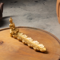 Подставка для благовоний "Будда", золото Подставка для благовоний "Будда", золото