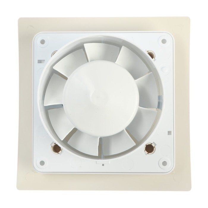 Вентилятор вытяжной Вентилятор вытяжной "КосмоВент" KV100SK, d=100 мм, 33-41 дБ, без выключателя, слоновая кость