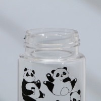 Бутылка для воды с подвесом &laquo;Панда&raquo;, 600 мл