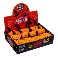 Хэллоуин. Антистресс сквиш мялка &laquo;Тыква в шляпе&raquo;, в шоубоксе