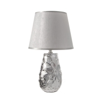 Настольная лампа "Кидди" Е14 40Вт серебро 20х20х34 см