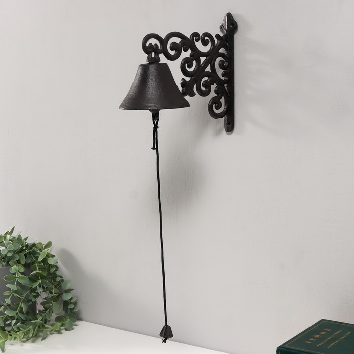 Колокол сувенирный чугун Колокол сувенирный чугун "Узорный" 18х10х21 см