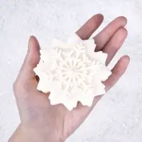 Свеча Snowflame 1, белая, 8 см Свеча Snowflame 1, белая, 8 см