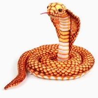 Мягкая игрушка &laquo;Кобра&raquo;, 200 см, цвет жёлтый