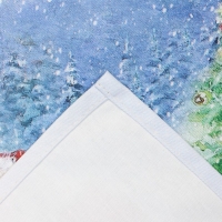 Полотенце Этель "Рождественский вечер" 40х73 см, 100% хлопок, саржа 190 г/м2