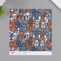 Бумага для скрапбукинга "Африка. Лица" плотность 180 гр набор 10 шт 15,5х17 см Бумага для скрапбукинга "Африка. Лица" плотность 180 гр набор 10 шт 15,5х17 см